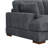 Corduroy Upholstered Modular Sofa With Deep Seating And Wooden Block Legs-1634761887
