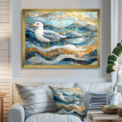 Hardison mouette côtière The Watchful Gull IV - Art mural