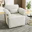 Fauteuil demi-tonneau rembourré et pivotant-41376912