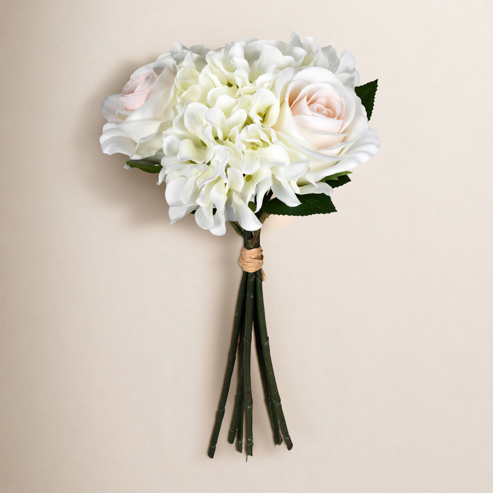 Rose Hydrangea Floral Stems, White