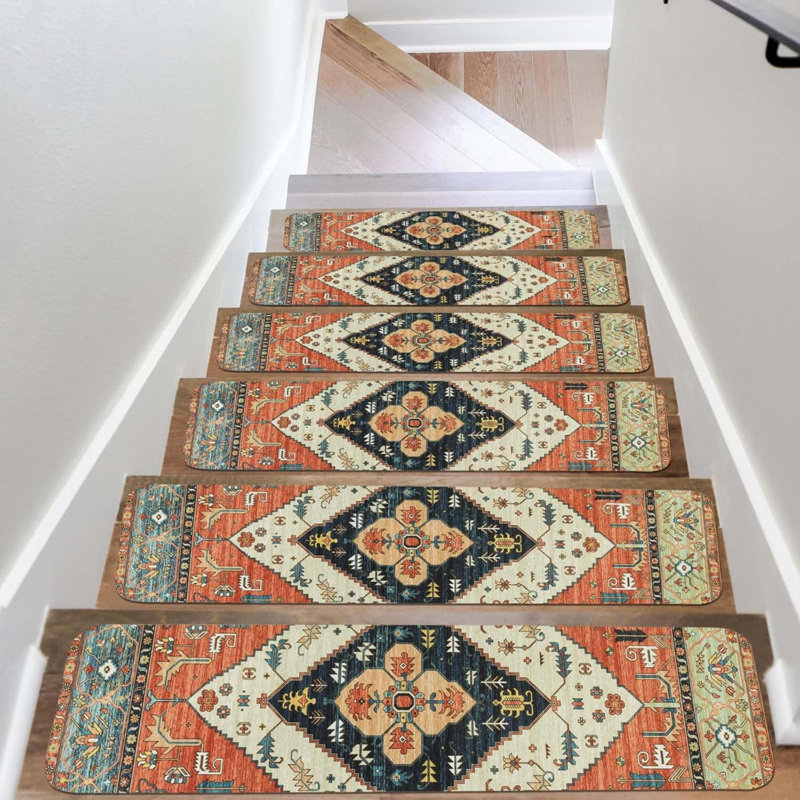 Tapis d'escalier antidérapants pour marches en bois