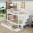 Gular Kids Full Over Full Bunk Bed with Trundle with Drawers-1525292693