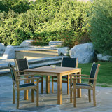 St. Tropez Outdoor 5 - Piece Teak Dining Set