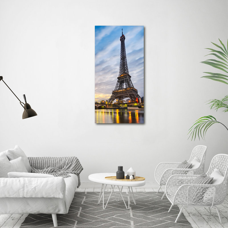 Eiffel Tower Paris - Wrapped Canvas Print