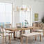 Lustre de style champêtre à 38 lumières l 38 po avec décorations en bois gris-blanc pour l'entrée, le salon, l'îlot de cuisine