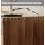 Table basse en noyer noir tout en bois massif-110917013