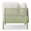Chaise de coin de patio à assise profonde avec coussins