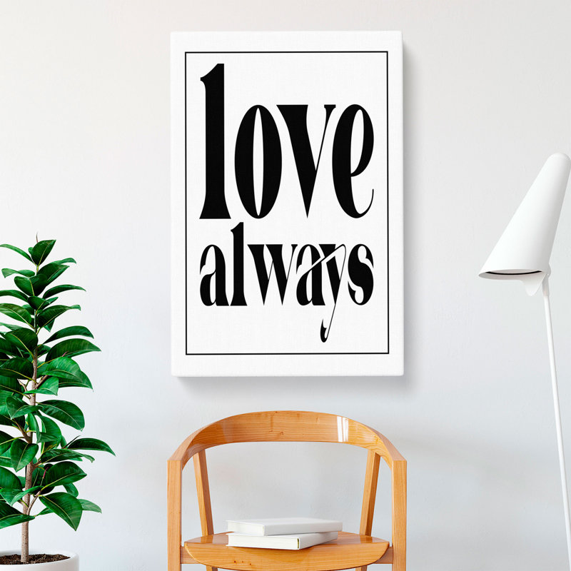 Love Always - Wrapped Canvas, 76cm H x 50cm W x 3cm D