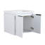 Base de meuble-lavabo double 59,6 po mural seulement