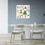 «Joyful Holiday Collection», arbre de Noël abstrait classique, paysage d'hiver, reproduction d'art mural-1214330128