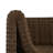 Como 90.75'' Wicker Outdoor Patio Sofa