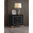 Kramer 24D8EB2388794E90AE0A2E8FD3B3DB86 NIGHTSTAND , Black/Gold