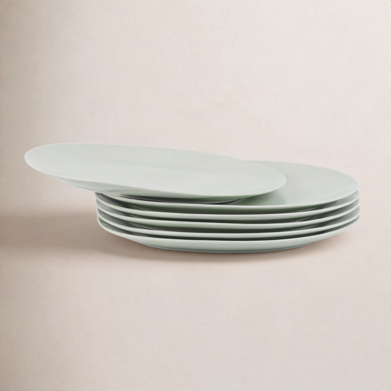 Ensemble d'assiettes en porcelaine Stone Lain Delilah, Vert lime