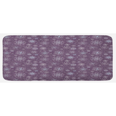 Tapis de cuisine flocon de neige