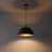 Modern Glossy Black Dome Chandelier