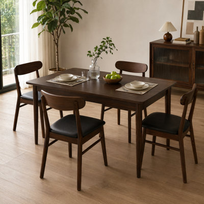 Extendable Solid Wood Oval Dining Table, Expandable Length Seats 4-10 for Dining Room Kitchen