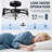 16 inch Ceiling Fan With Light and Fan, Black