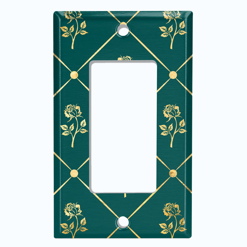 Plaque murale berçante Damask Rose