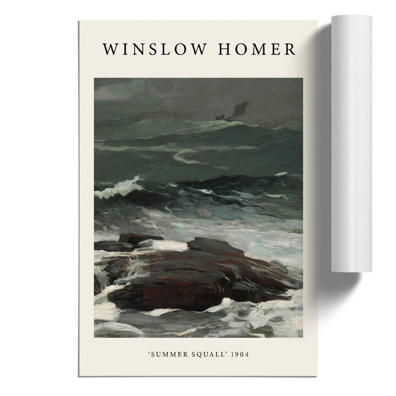 Summer Squall Print by Winslow Homer - Frameless Print, 59cm H x 42cm W x 0.1cm D
