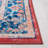 Daubert Oriental Navy/Red Area Rug-1951078761