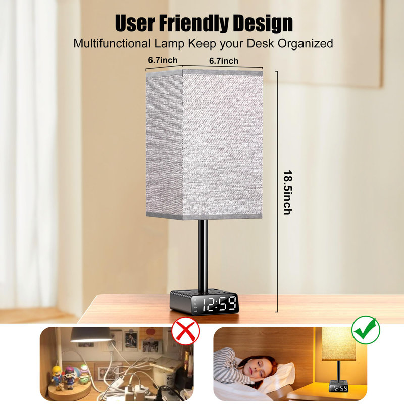 Metal USB Table Lamp