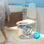 Toilette intelligente CRESTLE avec bidet, chasse d'eau automatique, modes de bidet multiples, séchoir à air, siège chauffant, veilleuse, capteur de pied et plus, télécommande brute de 12 po (télécommande incluse)