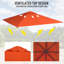 Auvent de remplacement pour abri de jardin-68868782