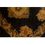 Wool Oriental Area Rug in Black/Gold