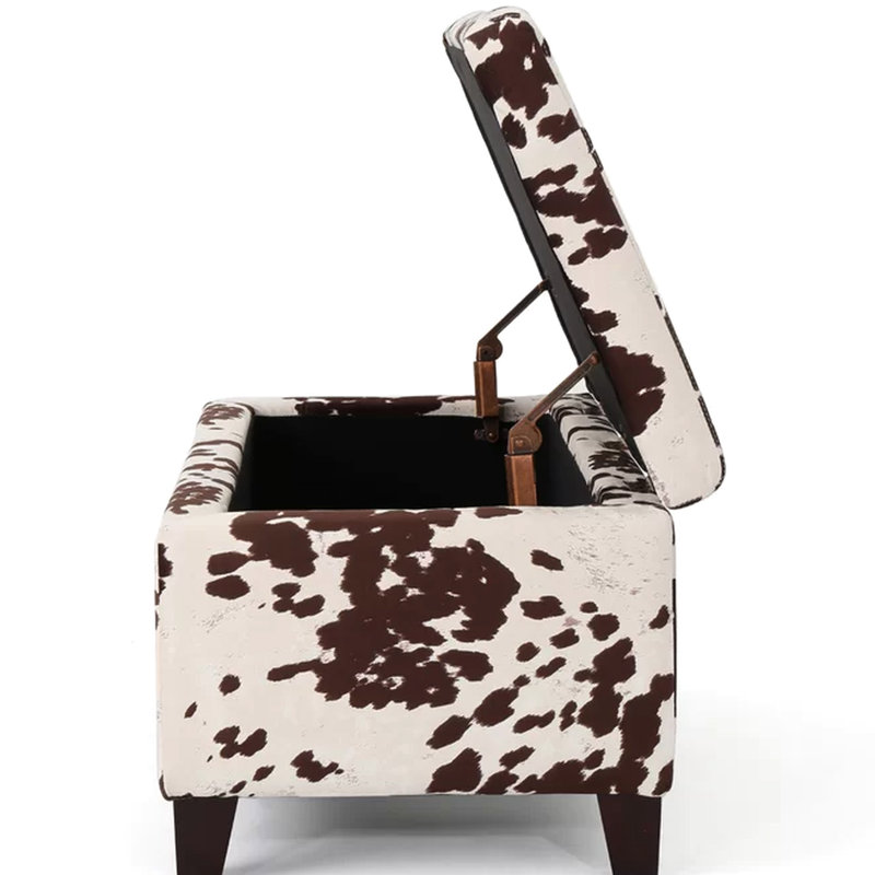 Rangement avec velours brun et design contemporain, l 39,00 po, P 19,00 po, H 16,25 po, espace de rangement spacieux, large, profond, haut, fermeture en douceur