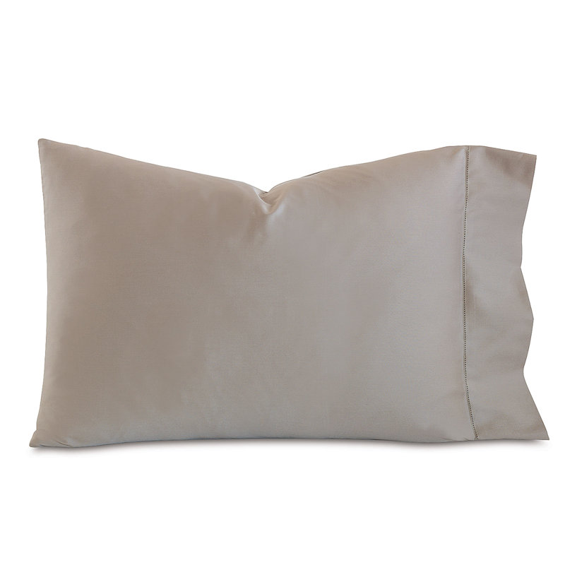 Deluca Egyptian Cotton Sateen, Fawn, Queen Pillowcase