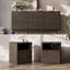 Ensemble de chambre à coucher 3 pièces, commode 9 tiroirs et tables de chevet 3 tiroirs-600494380