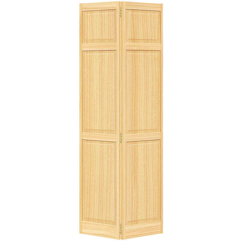 Bi-fold Traditional Six Panel Unfinished 80 x 34