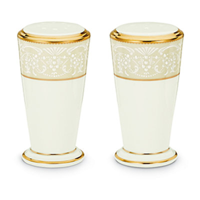 Noritake White Palace 3 1/2" Salt & Pepper Shaker Set