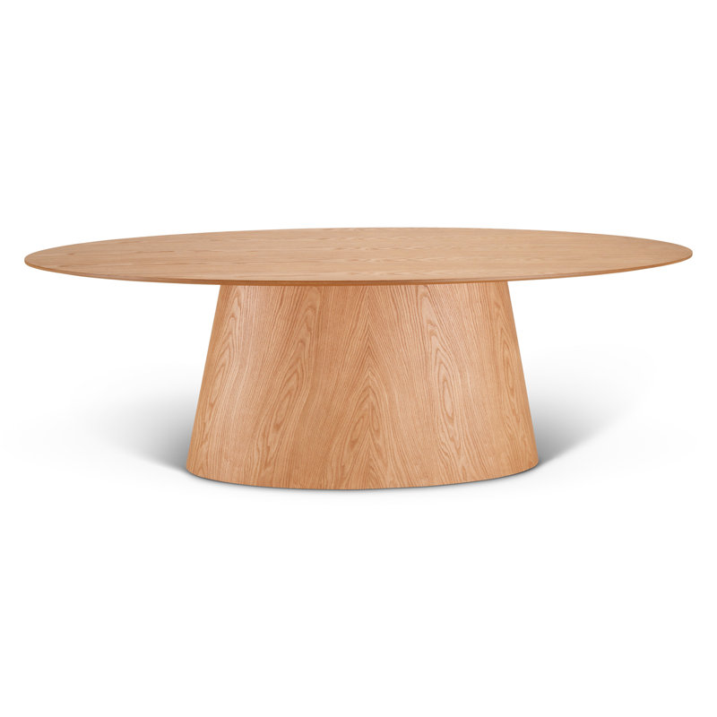 Nisrine Fortaleza Oval Dining Table - 86 inch, Natural