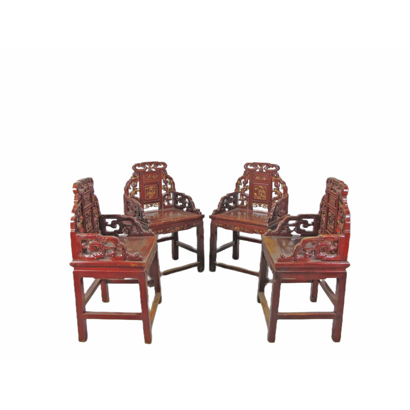 Asian Classic Solid Wood Arm Chair