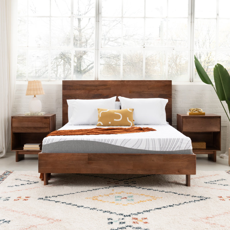 8-Inch White Memory Foam Queen Mattress