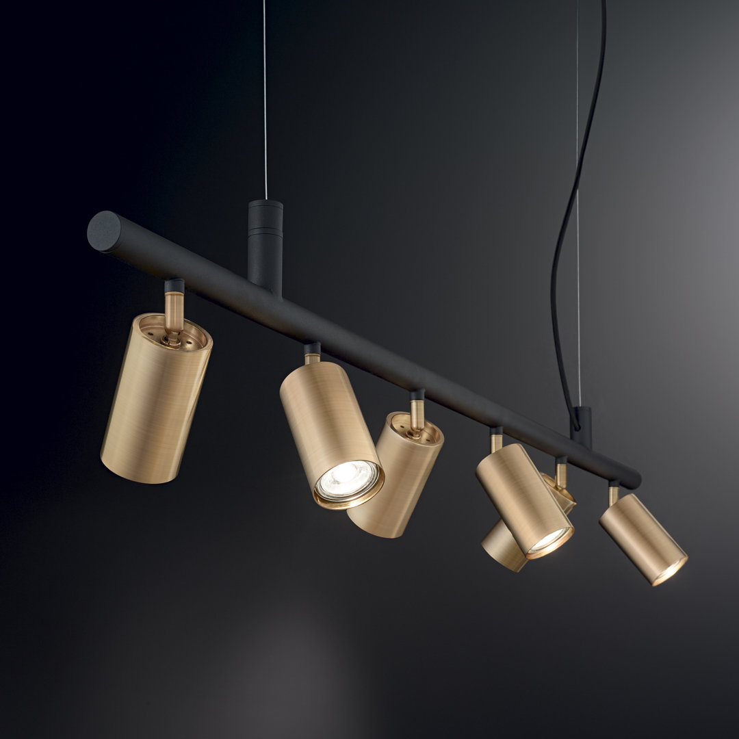 Dynamite 6-Light Kitchen Island Linear Pendant