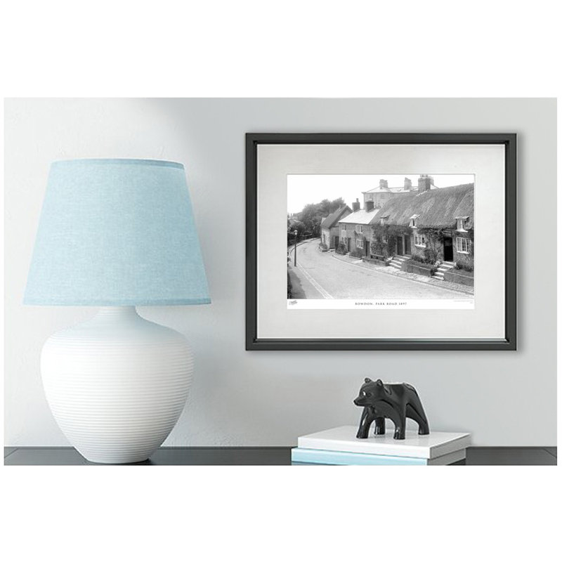 Bowdon, Park Road 1897 by Francis Frith - Single Picture Frame Print, 40cm H x 50cm W x 2.3cm D
