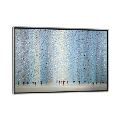 " Little Umbrellas " by Ekaterina Ermilkina Painting Print