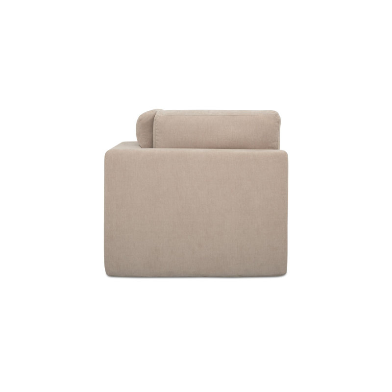 Cates Corner Chair Dark Green, Beige