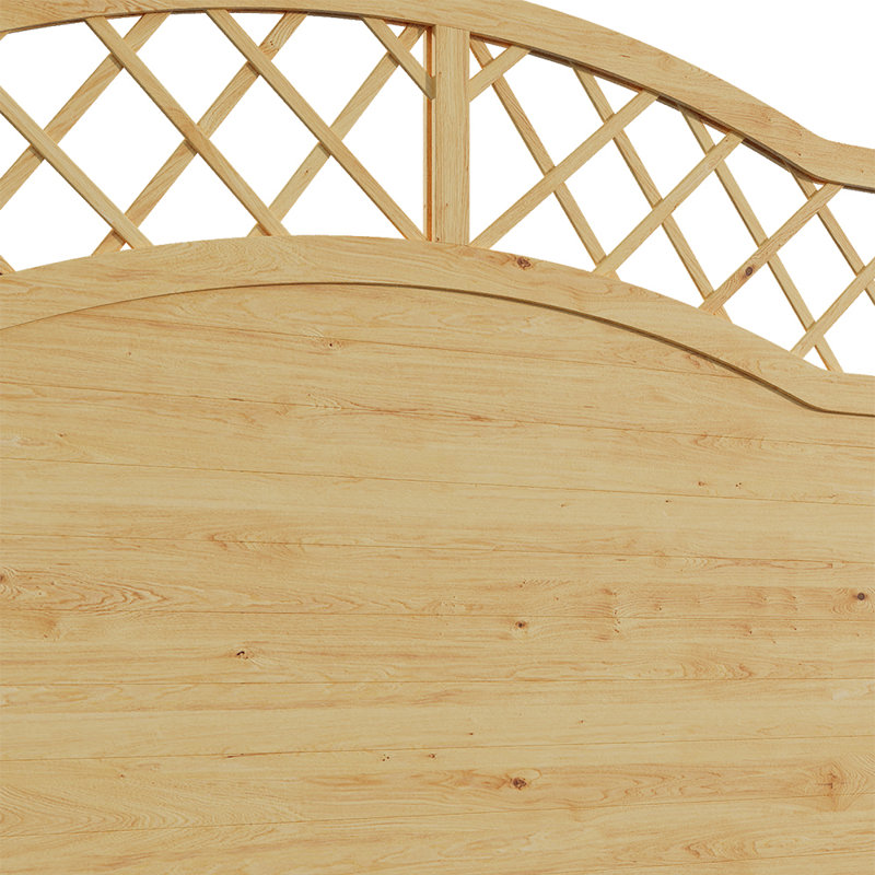 150cm H x 180cm W Spruce Wood Border Fencing