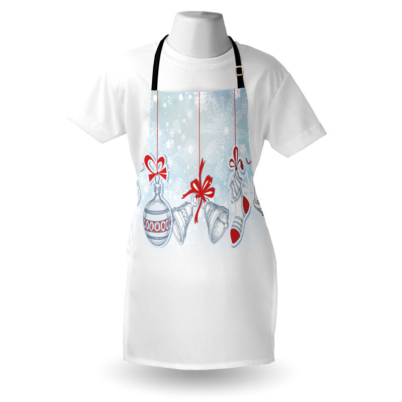 Christmas No Pattern Bib Apron