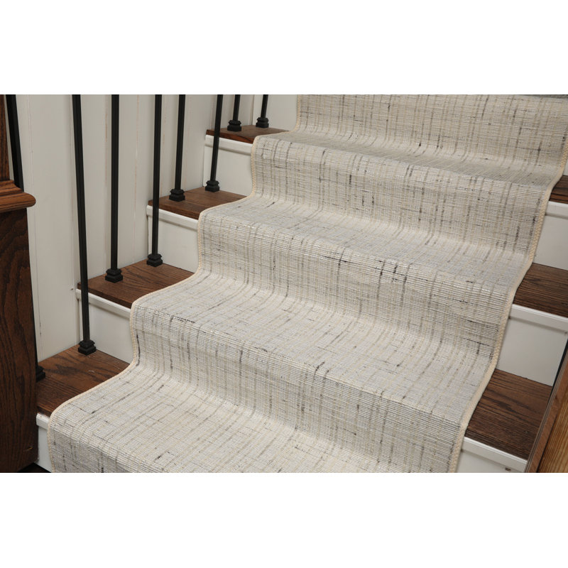 Tapis en laine fait à la main sur mesure, Tapis de couloir 2 pi 7 po x 12 pi