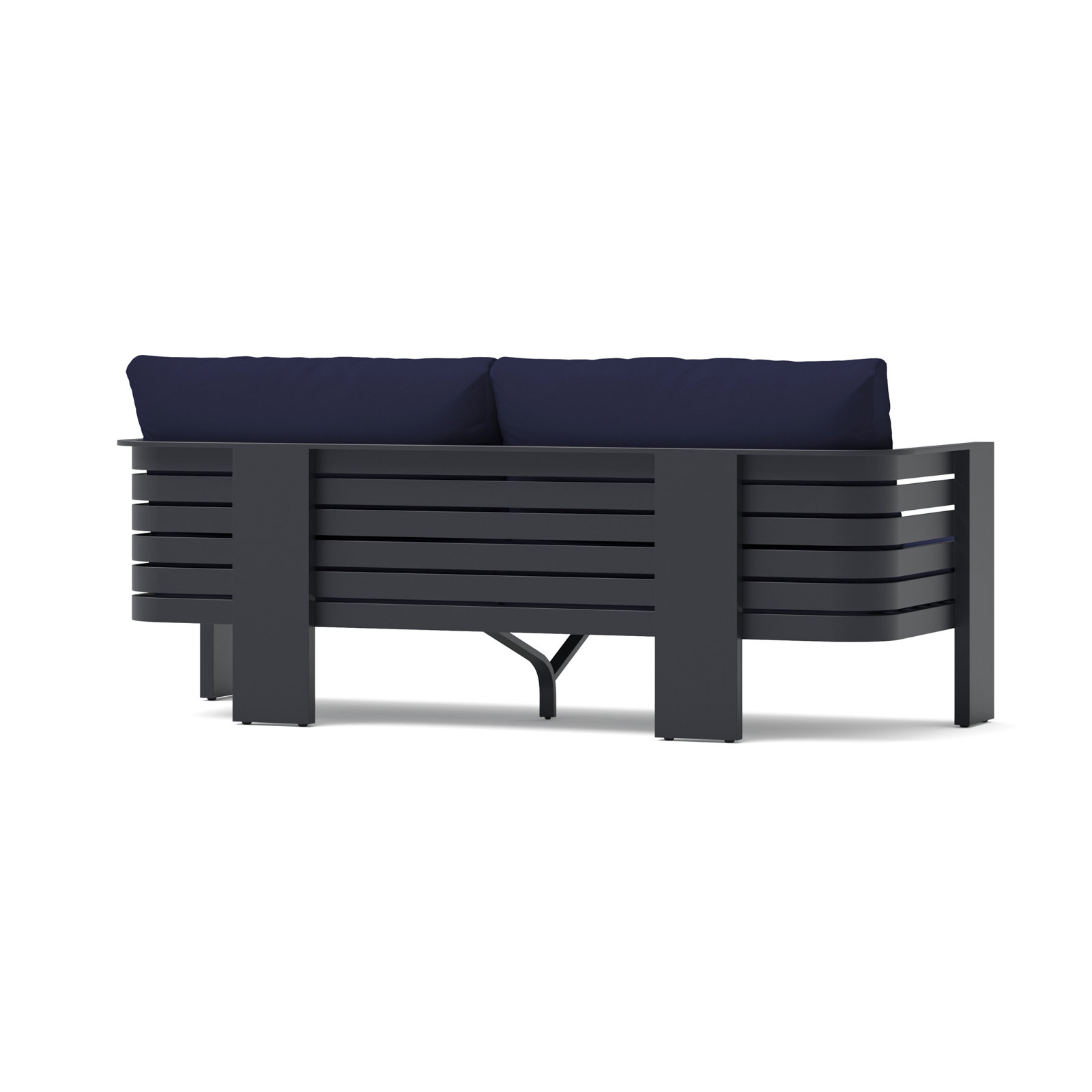 Ari 80" Sunbrella® Patio Sofa, Navy Blue