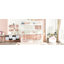 Lit superposé simple en bois d'hévéa simple, avec échelles, lit superposé détachable, double au-dessus d'un lit simple au-dessus d'un lit simple-849915893