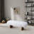 Bench In White Khaki Fur
