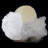 Small Cabinet Botryoidal Fluorite on Quartz