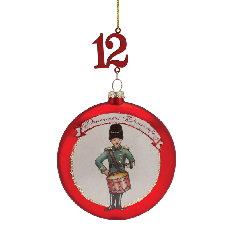14.5'' Glass Animals Holiday Shaped Ornament