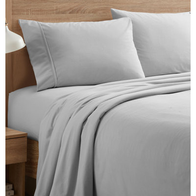 Sweet Home Collection Ultra Soft Microfiber Flannel Sheet Set