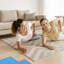 Sous-couche de plancher 200 mm3 3 en 1 pare-vapeur pour stratifié bleu